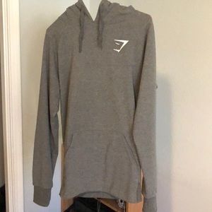 Gymshark Light Grey Mens Hoodie
